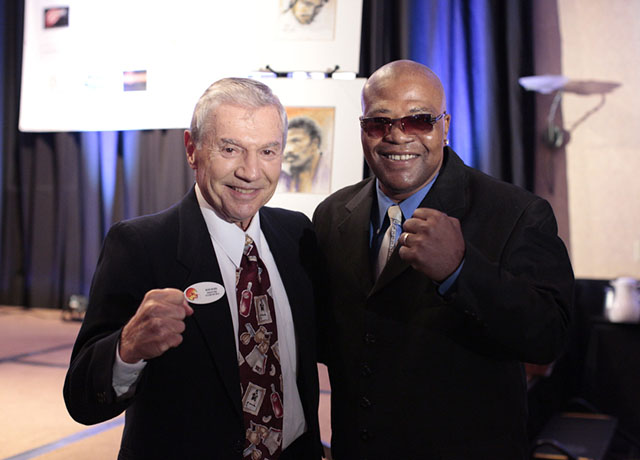 Ron Ross and Aaron (The Hawk) Pryor, former Jr. Welterweight Champion