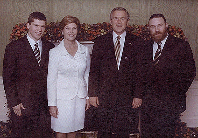 Dmitriy Salita with President Bush