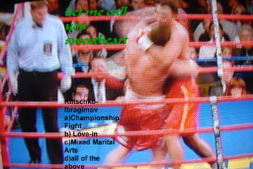 Klitschko-Ibragimov, Fight or love-in, February 23, 2008