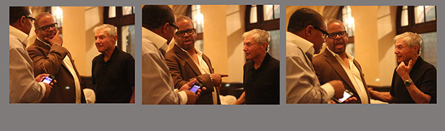 Ron Ross and Terrence Blanchard in St. Louis for the premiere of Champion, the jazz opera based on the Emile Griffith Biography