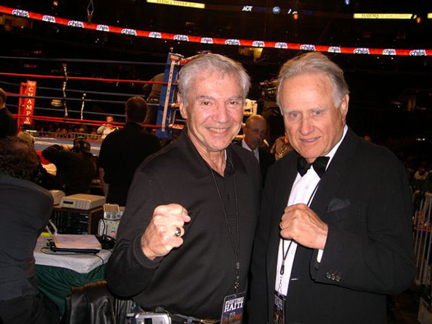 Ron Ross and Larry Merchant, April 10, 2010